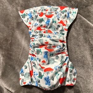 Thirsties AIO Natural Cloth Diaper- Forrest frolic